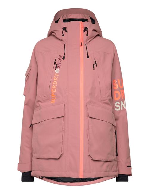 Ski Ultimate Rescue Jacket Superdry Sport Pink