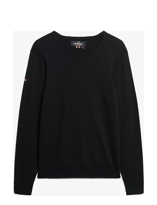 Merino Crew Jumper Superdry Black