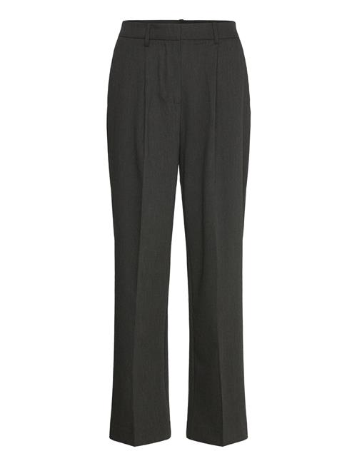 Mango Straight-Fit Pleated Trousers Mango Grey