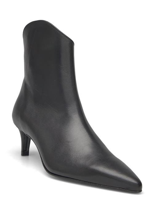 Izzie Kitten Heel Ankle Boots Malina Black