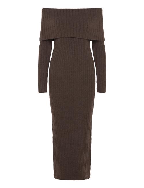 Leilani Knitted Dress Twist & Tango Brown