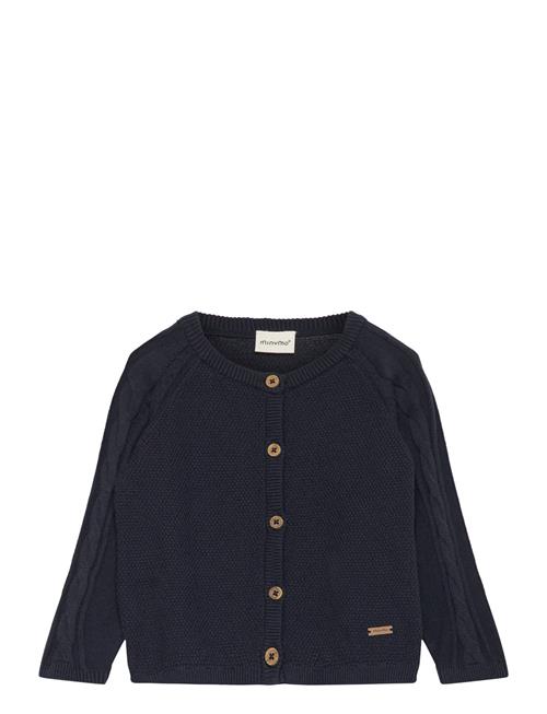 Cardigan Knit Minymo Navy