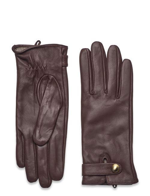 Glove W. Strap DEPECHE Brown