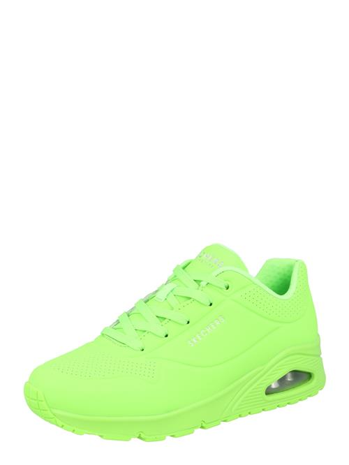 Se SKECHERS Sneaker low 'Uno - Night Shades'  neongrøn ved About You