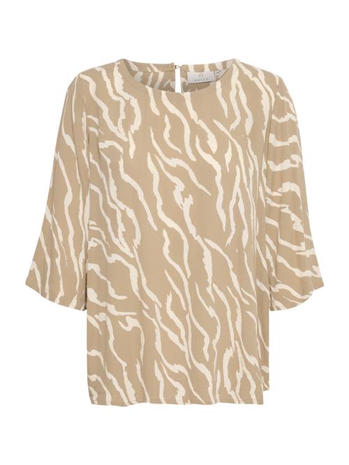 Kaffe Bluse 'Amber'  camel / ecru