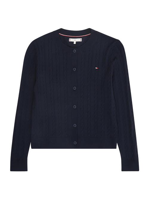 TOMMY HILFIGER Sweatshirt 'MINI CABLE CARDIGAN'  navy