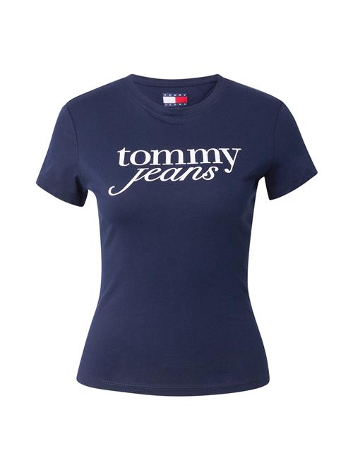 Tommy Jeans Shirts 'Essential'  navy / hvid