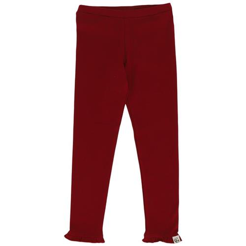 Gullkorn Design Eno Leggings Deep Red | Rød | 92 cm