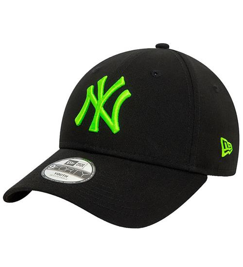 New Era Kasket - 9Forty - New York Yankees - Neon - Sort/GrÃ¸n