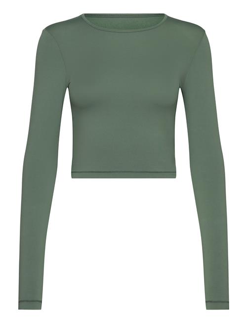 Crop Long Sleeve Casall Green