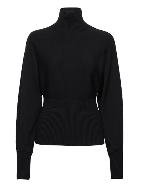 Calvin Klein Rib Knit Dolman Waisted Sweater Calvin Klein Black