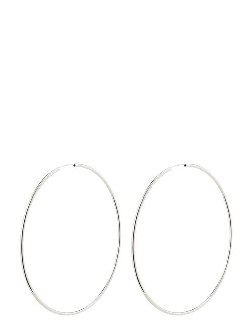 April Recycled Mega Hoop Earrings Pilgrim Silver