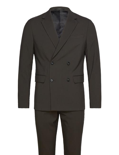 Lindbergh Plain Db Mens Suit - Normal Lenght Lindbergh Khaki