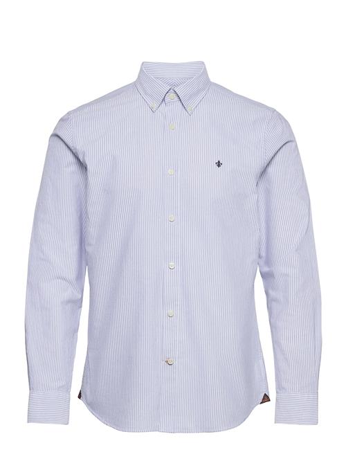 Morris Oxford Striped Bd Shirt Morris Blue