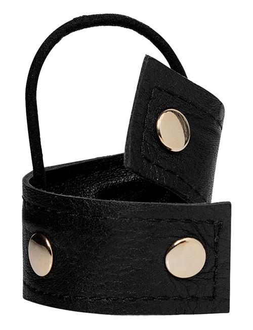 Corinne Leather Band Short Bendable Rivets Corinne Black