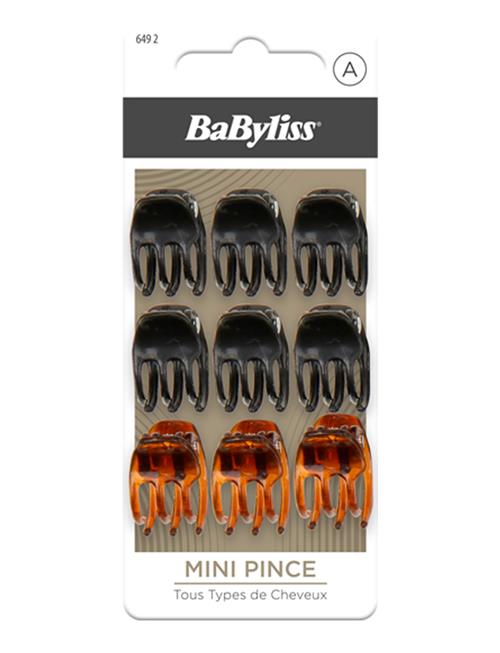 Babyliss Paris Mini Jaw Clips 9 Pcs Black/Brown Babyliss Paris