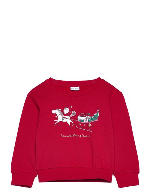 name it Nmfvismas Ls Nreg Sweat Bru Name It Red