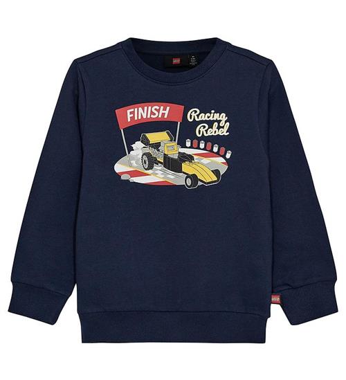 LEGOÂ® Wear Sweatshirt - LWScout 709 - Dark Navy m. Print