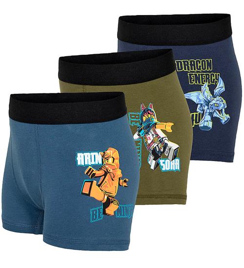 LEGOÂ® Wear LEGOÂ® Ninjago Boxershorts - LWAris 704 - 3-pak - Middle Blue m.