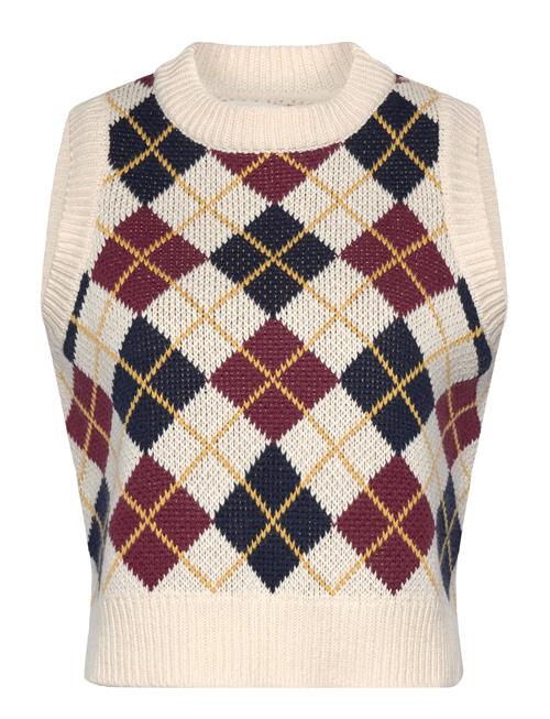 Collegiate Argyle Vest Andria LEVI´S Women Cream