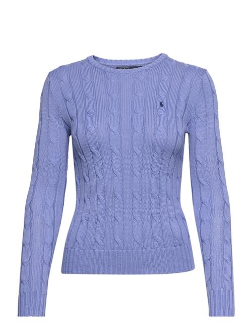 Polo Ralph Lauren Cable-Knit Cotton Crewneck Sweater Polo Ralph Lauren Blue