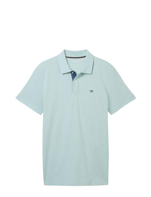 Tom Tailor Basic Polo With Contrast Tom Tailor Blue