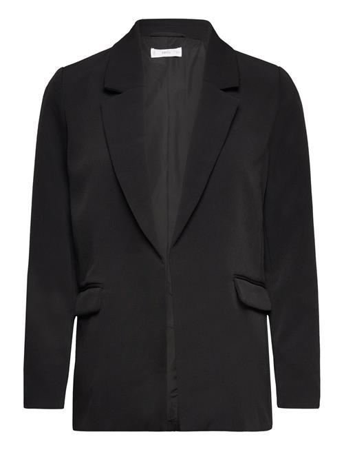 Fitted Suit Jacket Mango Black