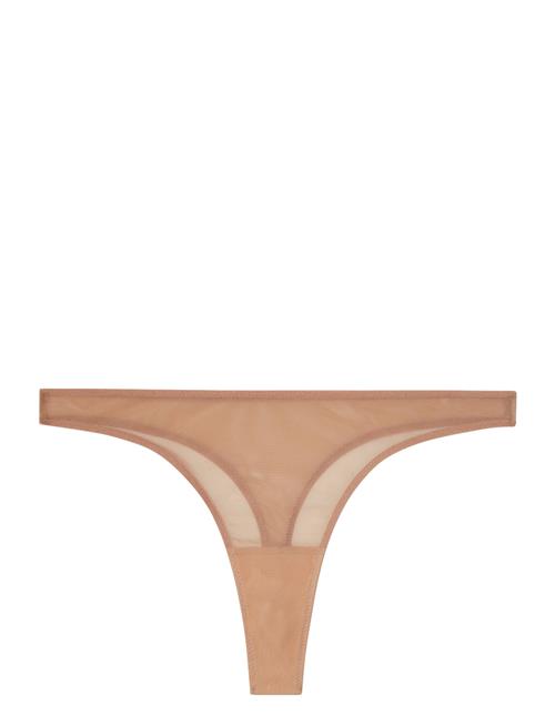 Mesh Thong Understatement Underwear Beige