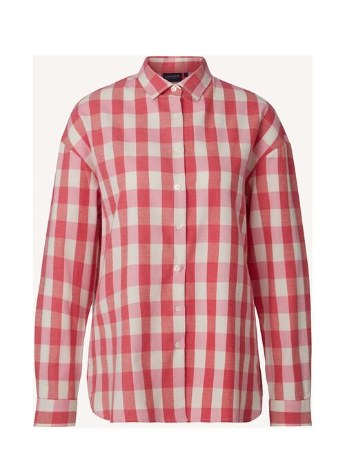 Lexington Clothing Edith Organic Cotton Flannel Check Shirt Lexington Clothing Pink