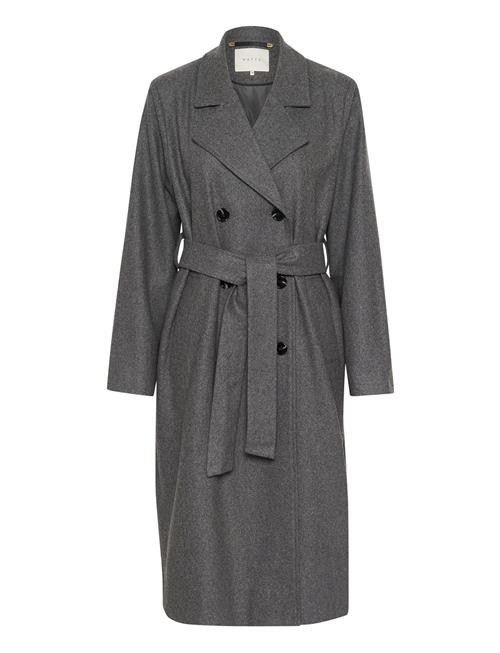 Kaffe Kafanny Long Coat Kaffe Grey