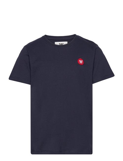 Double A by Wood Wood Ola Kids T-Shirt Gots Double A By Wood Wood Navy