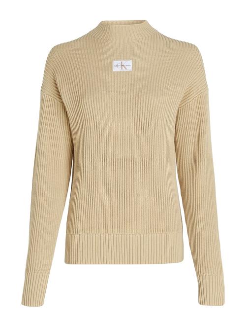 Calvin Klein Jeans Woven Label Loose Sweater Calvin Klein Jeans Beige