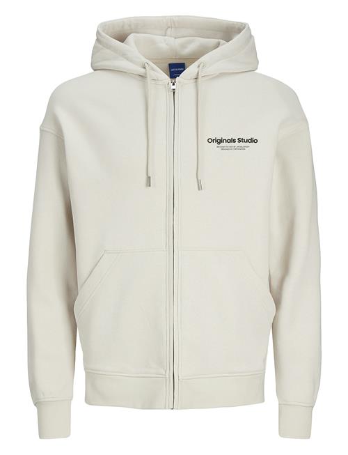 Jack & Jones Jorvesterbro Sweat Zip Hood Noos Jack & J S Cream