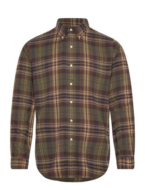 Polo Ralph Lauren Custom Fit Plaid Brushed Flannel Shirt Polo Ralph Lauren Green