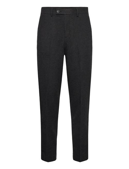 Flannel Wool Blend Formal Pant Lindbergh Black