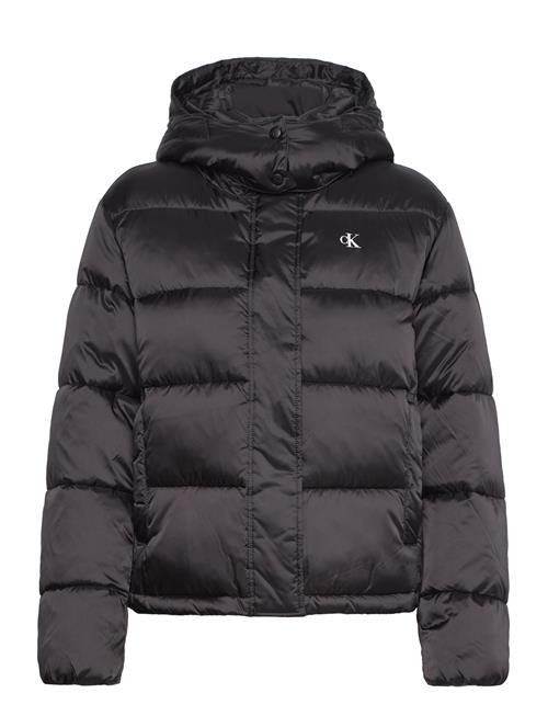 Calvin Klein Jeans Shiny Monologo Nd Short Puffer Calvin Klein Jeans Black