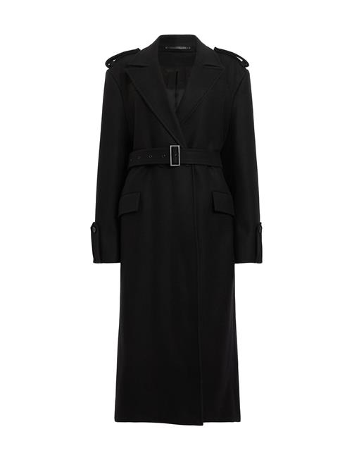 Se AllSaints Augusta Coat AllSaints Black ved Booztlet