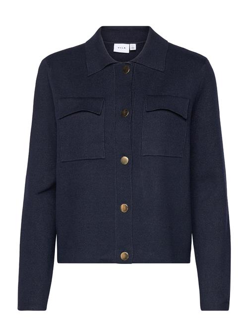 Vila Vicassie L/S Knit Jacket/R Vila Navy