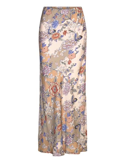 by Ti Mo Satin Maxi Skirt By Ti Mo Beige