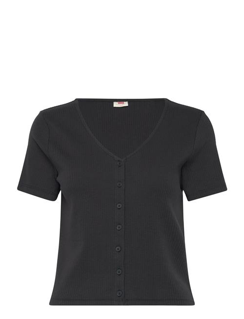 Muse Ss Tee Caviar Cotton/Poly LEVI´S Women Black