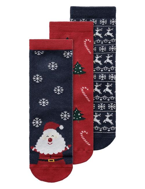 name it Nmnrichristmas 3P Sock Name It Red