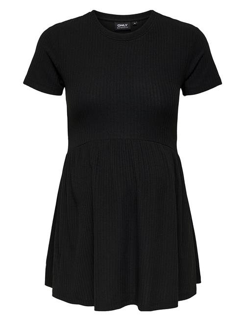 Olmmalaya S/S O-Neck Top Jrs Only Maternity Black