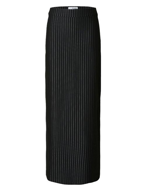 Slfpennie Hw Ankle Skirt Selected Black
