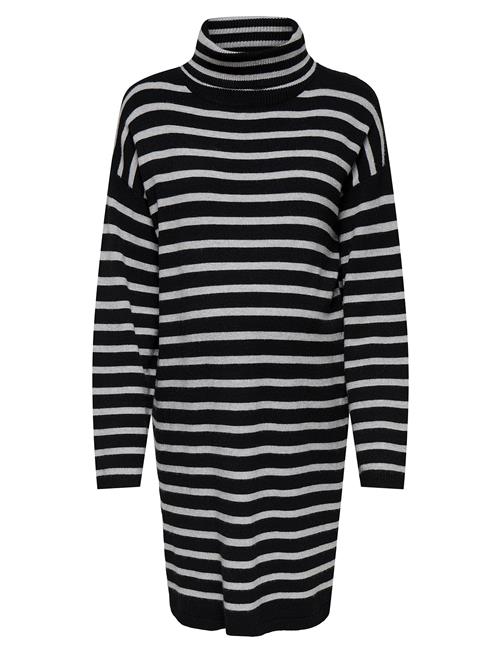 Olmtalio Ls Stripe Rollneck Dress Knt Only Maternity Navy