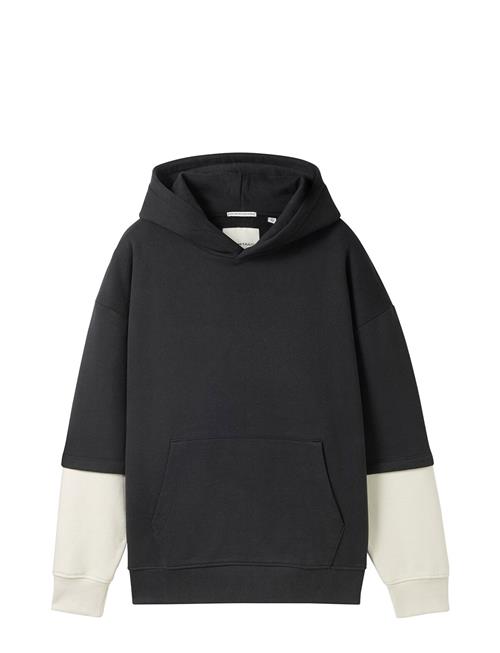 Over 2 In 1 Hoody Tom Tailor Black