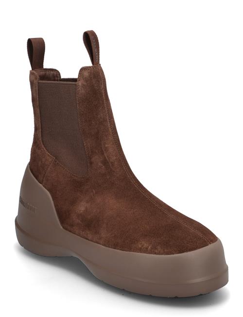 Moon Boot Mb Luna Chelsea Suede Moon Boot Brown