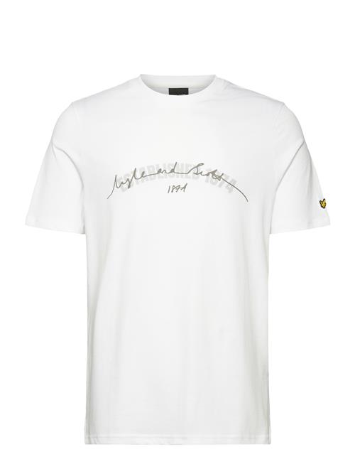 Established 1874 Graphic T-Shirt Lyle & Scott White