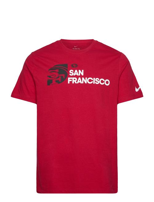 NIKE Fan Gear Nike Ss Essential Cotton T-Shirt NIKE Fan Gear Red