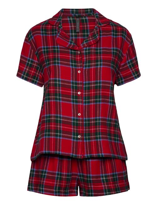 Hunkemöller Twill Pyjama Set Hunkemöller Red