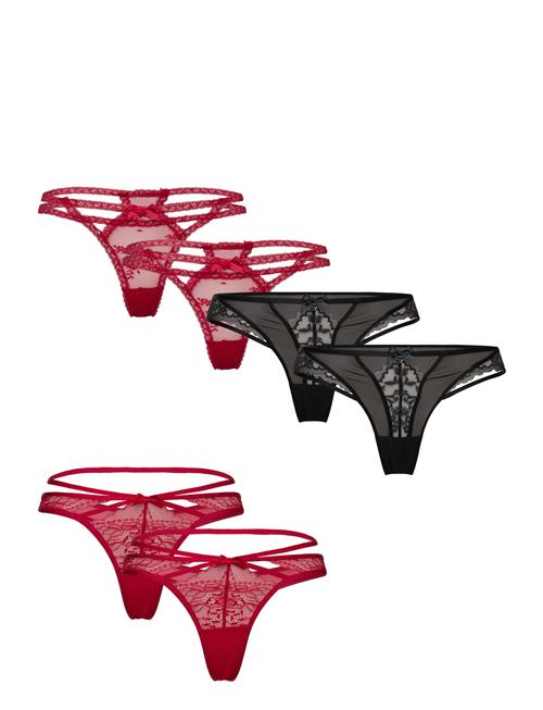 Hunkemöller 6-Pack Thongs Hunkemöller Red